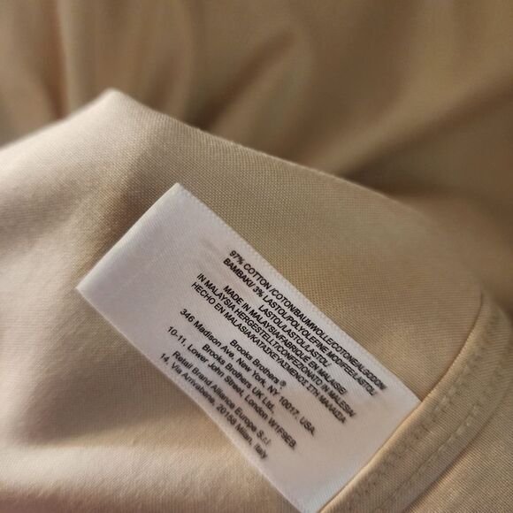 Brooks Brothers 10 Chic Safari Beige Shirt Dress with Belt Capsule Minimalist - Picture 4 of 16